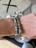 Chrome hearts bracelet gray