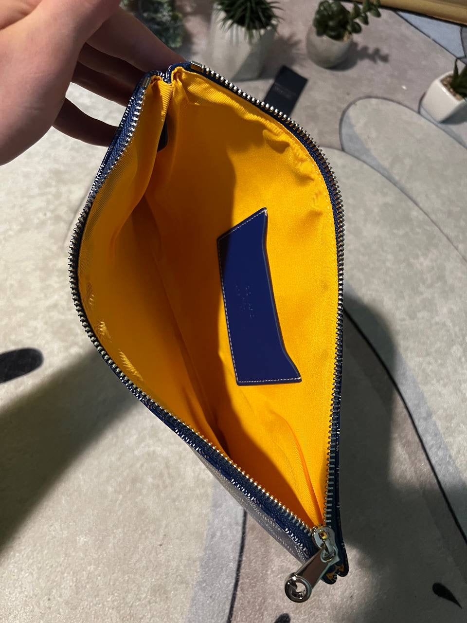Bag Goyard navy blue